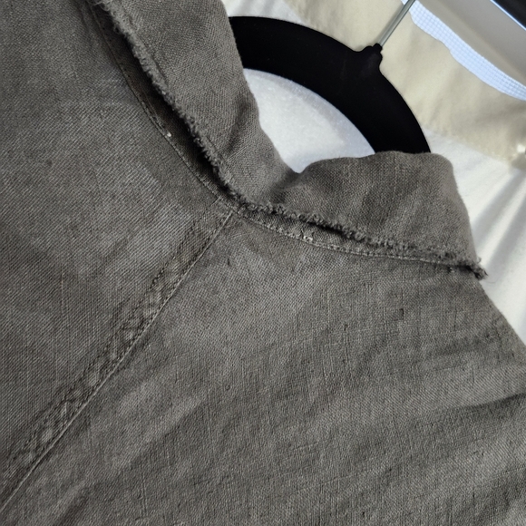 BNWT Linen Zara Gray Sleeveless Maxi Dress. **FIRM ON PRICE** - Picture 16 of 16